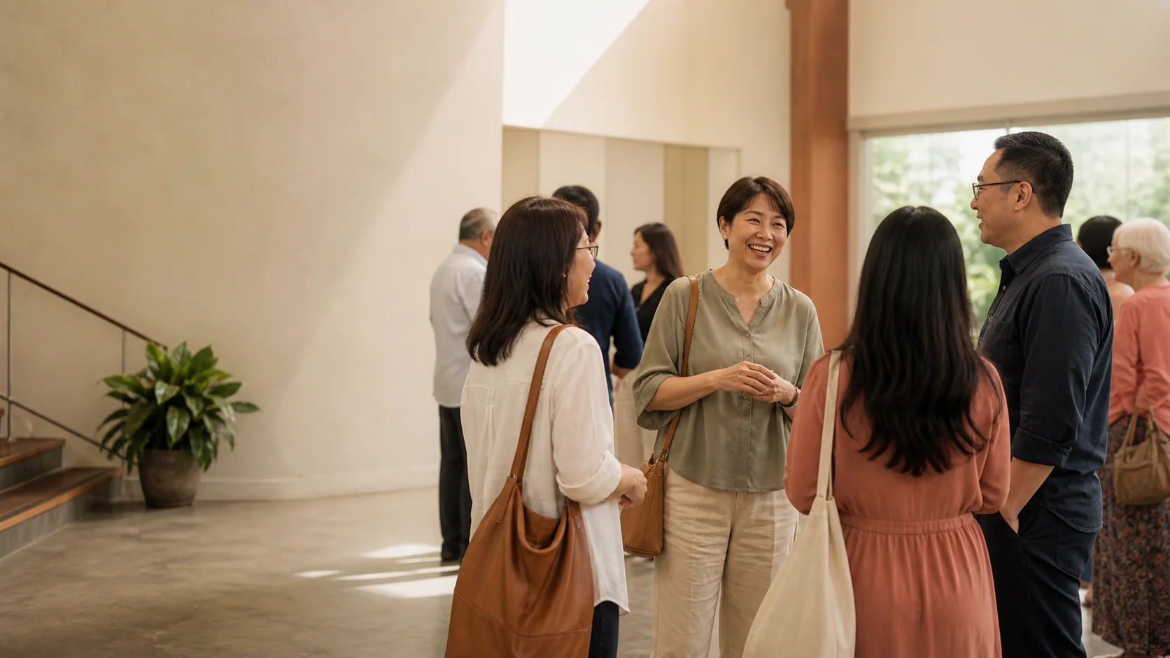People connecting in church life at FPBC