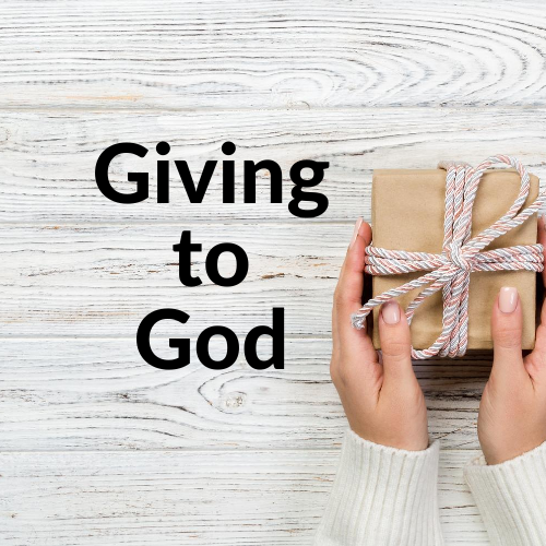 Giving to God