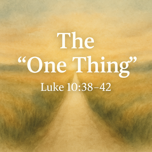 The ‘One Thing’