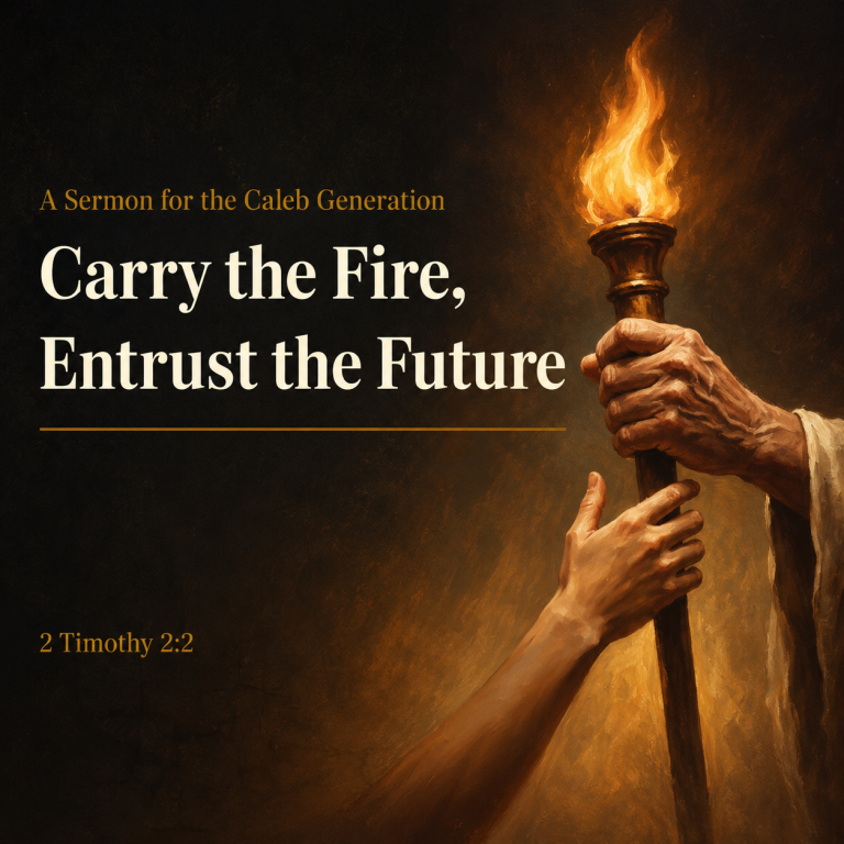 Carry the Fire, Entrust the Future
