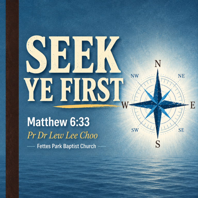 Seek Ye First